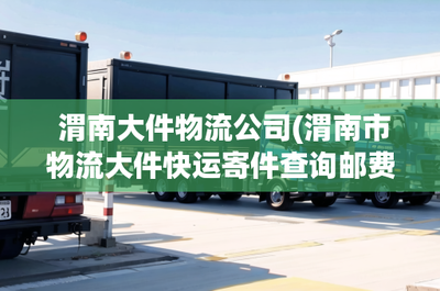 渭南大件物流公司 寄件查詢、郵費估算與票據信息咨詢服務全指南